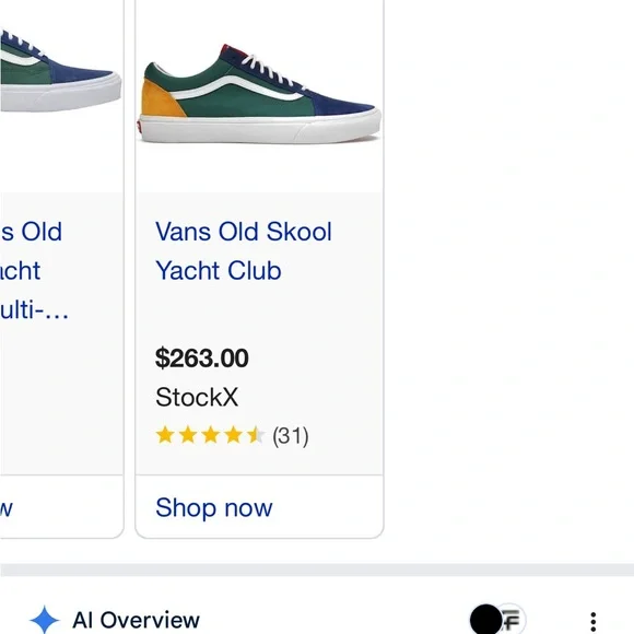 Brand Vans Colorful Old Skool Sneakers - Picture 5 of 5